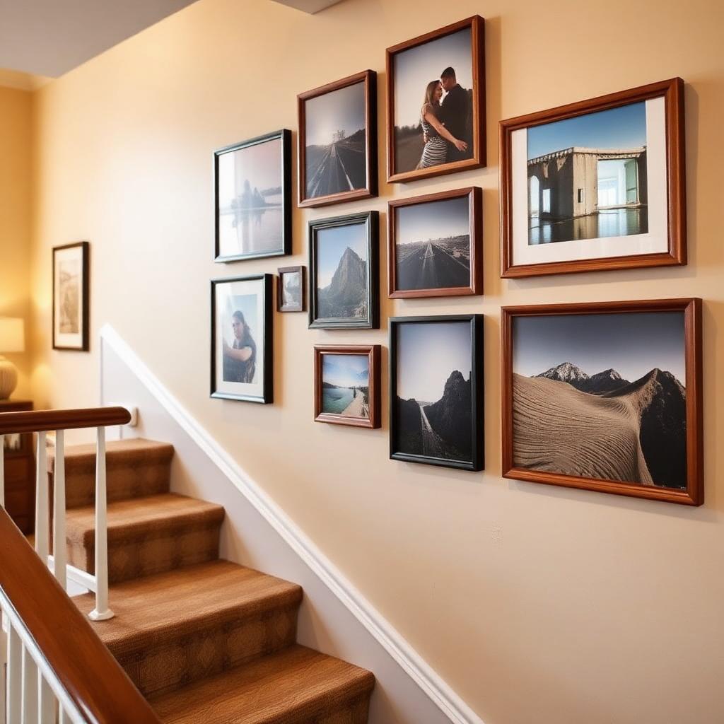 Staircase · Rise gallery wall